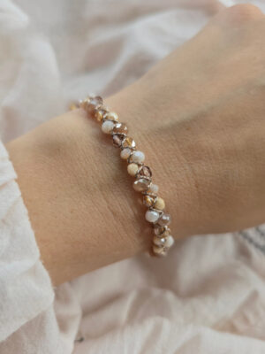 Bransoletka pleciona Sand