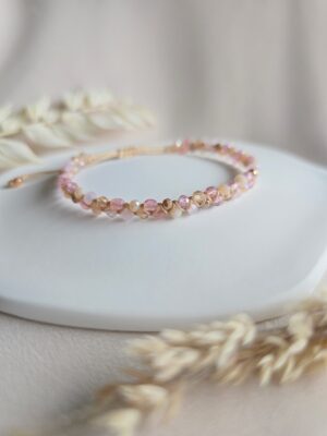 Bransoletka pleciona Blush
