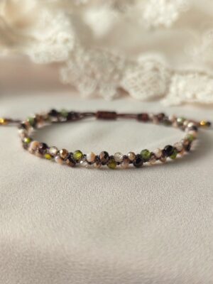 Bransoletka pleciona Olivine