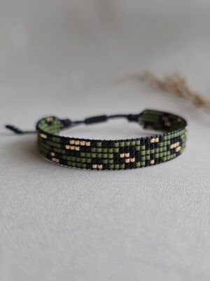 Bransoletka tkana Wild