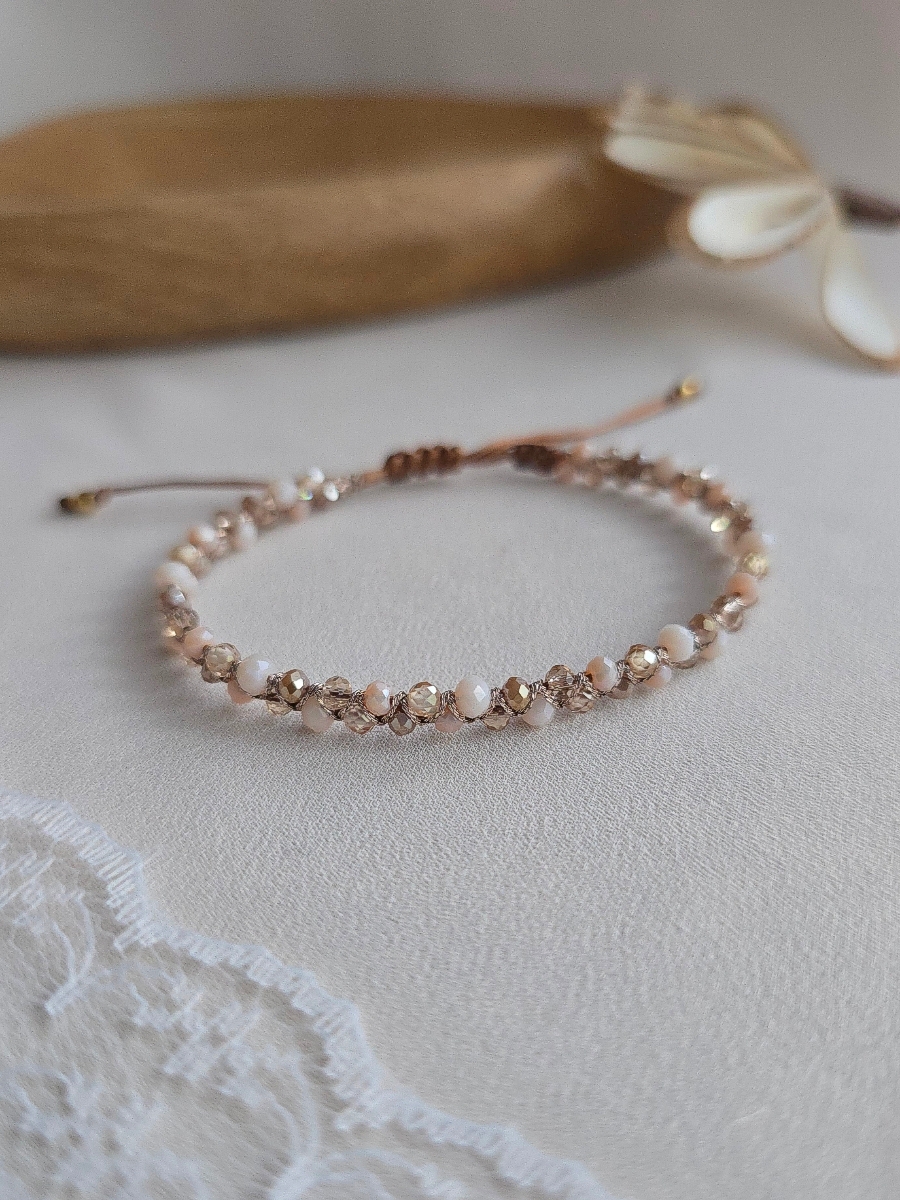 Bransoletka pleciona Almond