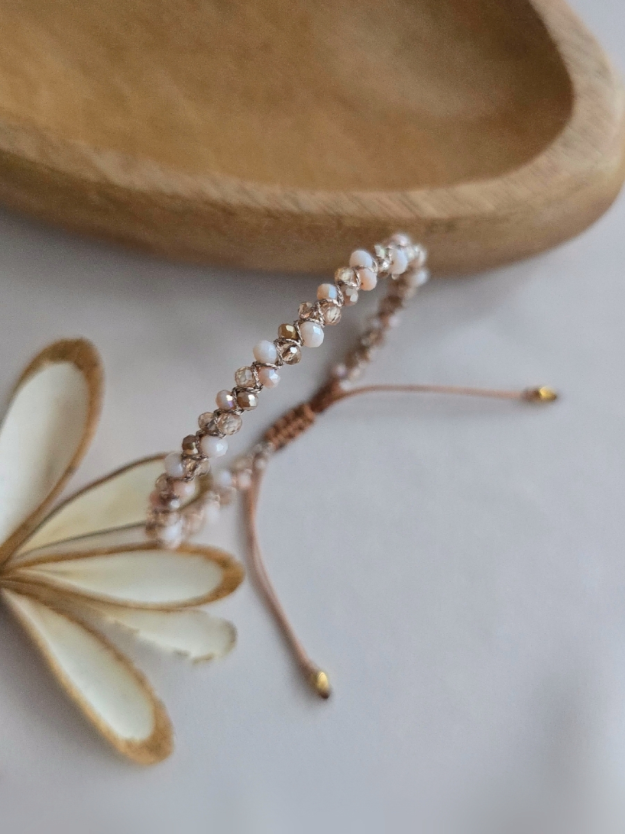 Bransoletka pleciona Almond - obrazek 2